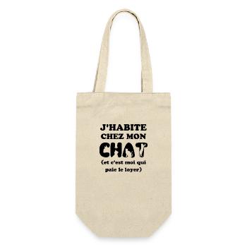 J habite chez mon chat 2 - Sac à bouteille - nature - Devant