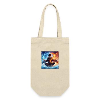Mystic Warrior - Geschenkbeutel für Flaschen - Natur - Vorne