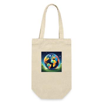 Autism World - Geschenkbeutel für Flaschen - Natur - Vorne
