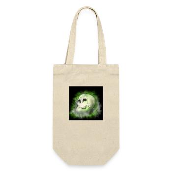 Skull - Gift Bag for Bottles - nature - Front