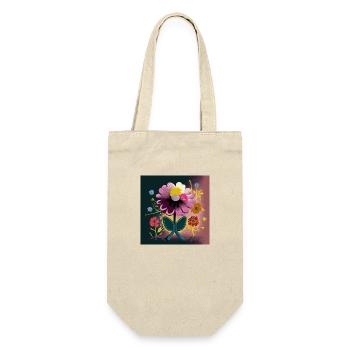 Colorful Blossom Spring Abstraction - Gift Bag for Bottles - nature - Front