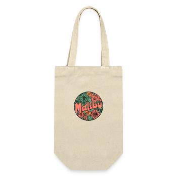 Malibu Surfy Psychedelic Groovy Design - Gift Bag for Bottles - nature - Front