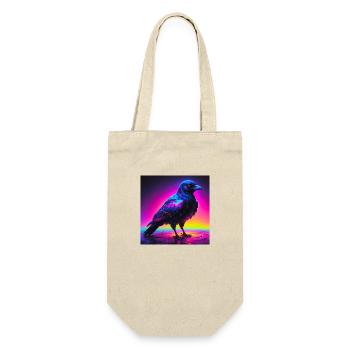 crow/raven art - Gift Bag for Bottles - nature - Front