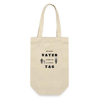 Vatertag - Geschenkbeutel für Flaschen - Natur - Vorne