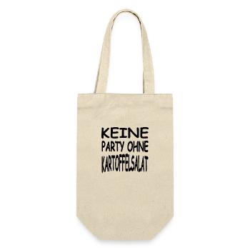 Party - Geschenkbeutel für Flaschen - Natur - Vorne