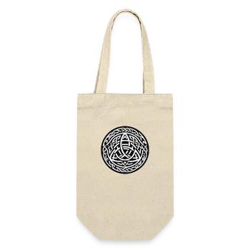 Ancient Viking Symbols Celtic Gaelic Version 4 - Gift Bag for Bottles - nature - Front