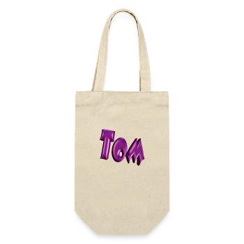 tom2 - Gift Bag for Bottles - nature - Front