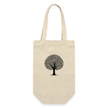 Naturliebhaber Wald Baum und Natur - Geschenkbeutel für Flaschen - Natur - Vorne