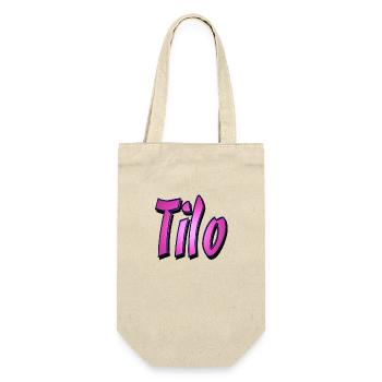tilo2 - Geschenkbeutel für Flaschen - Natur - Vorne