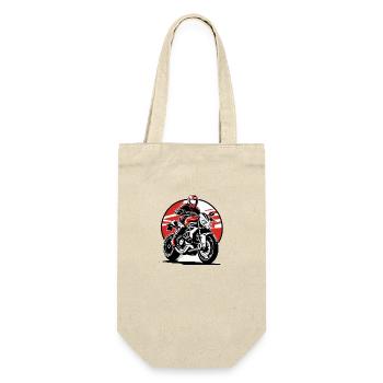 Motorcyclist Red Naked Bike - Gift Bag for Bottles - nature - Front