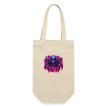 Araignée / Toile / Animal de compagnie / Reptile / Huit pattes - Sac à bouteille - nature - Devant