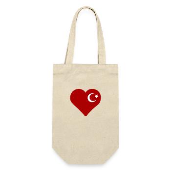 Die türkische Liebe - Geschenkbeutel für Flaschen - Natur - Vorne