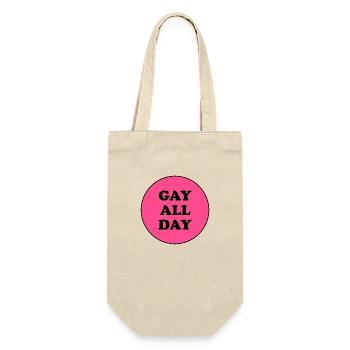 Gay toute la journée - Sac à bouteille - nature - Devant