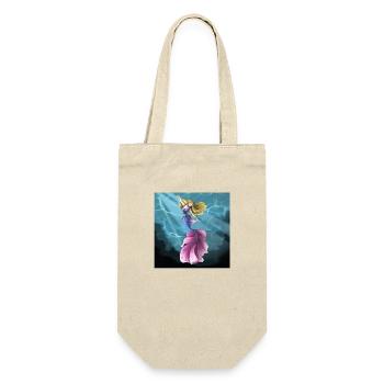 Mermaid - Gift Bag for Bottles - nature - Front