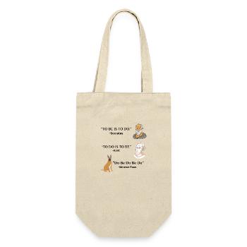 "Philosophy Quotes T-Shirt -Funny Humorous Wisdom” - Gift Bag for Bottles - nature - Front