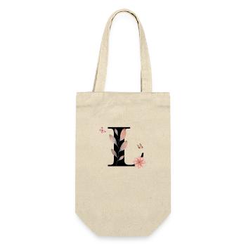 Letter l Wildflowers Watercolors - Gift Bag for Bottles - nature - Front