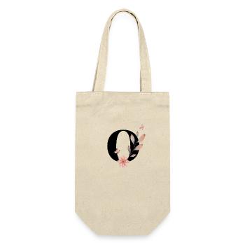Letter o wildflowers watercolors - Gift Bag for Bottles - nature - Front