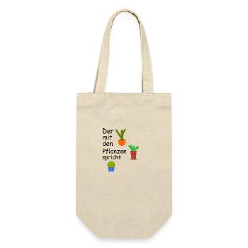 Qui parle aux plantes - Sac à bouteille - nature - Devant