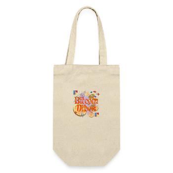 Crypto Summer: The Heat is On| Stylish Retro - Gift Bag for Bottles - nature - Front