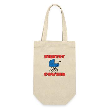 SOON COUSIN - Gift Bag for Bottles - nature - Front