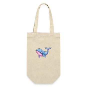 Motif de baleine coloré dans le style aquarelle - Sac à bouteille - nature - Devant