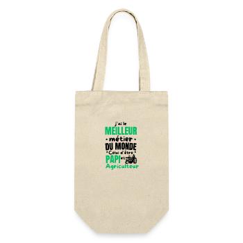 PAPI AGICULTEUR - Sac à bouteille - nature - Devant