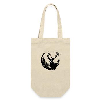 Hirsch reduced to the essentials - Gift Bag for Bottles - nature - Front