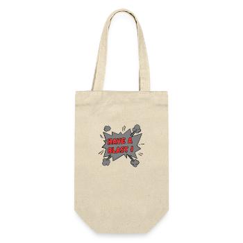 Have A Blast Retro Comic Style Graphic Design - Gift Bag for Bottles - nature - Front