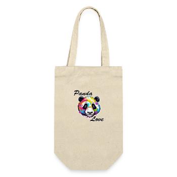 Panda / Animal / Zoo / Bamboo / Wild / Childlike - Gift Bag for Bottles - nature - Front
