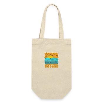 Meer Sonne Ostsee - Geschenkbeutel für Flaschen - Natur - Vorne