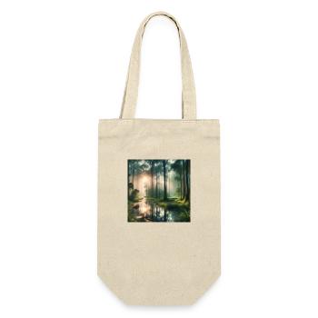 group1 5 - Gift Bag for Bottles - nature - Front