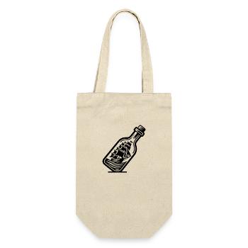 Ship in bottle Bottle ship Sailing ship - Gift Bag for Bottles - nature - Front