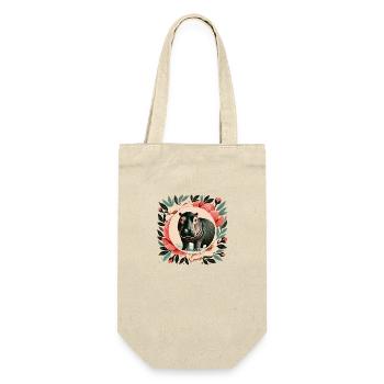 Hippo - Gift Bag for Bottles - nature - Front