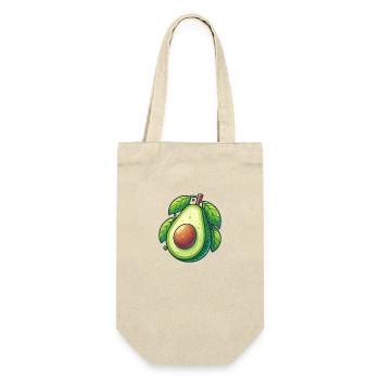 Avocat et ses feuilles - Sac à bouteille - nature - Devant