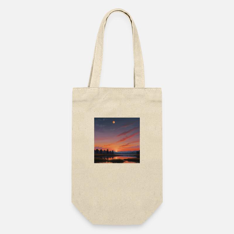 Paysage Coucher De Soleil - Sac à bouteille - nature