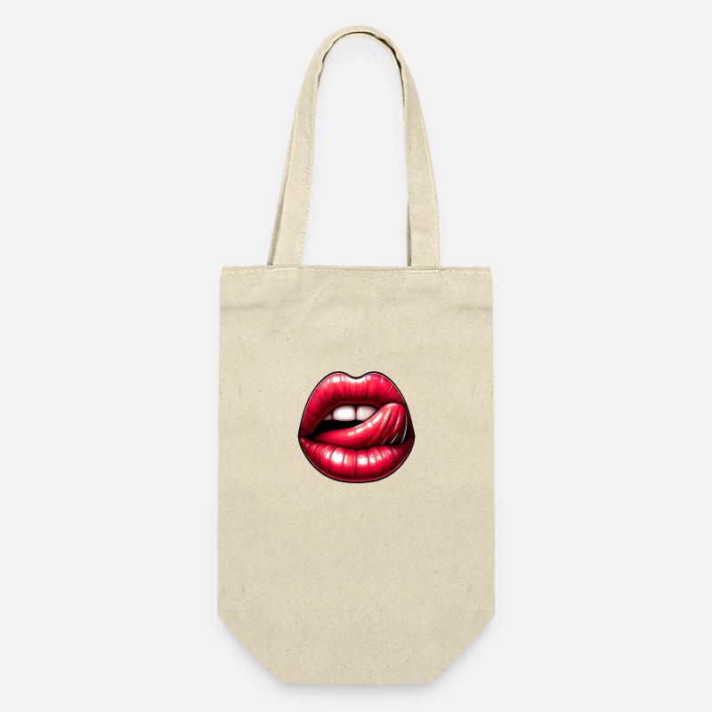 Lèvres-Langues - Langage Expressif - Sac à bouteille - nature