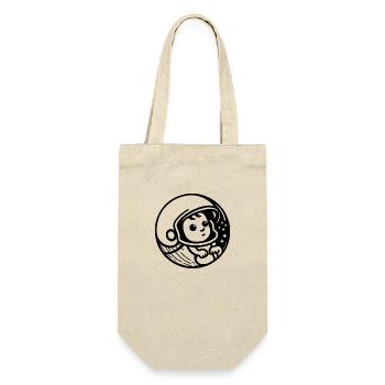 Helmeted Baby - Smart Child Safety - Gift Bag for Bottles - nature - Front