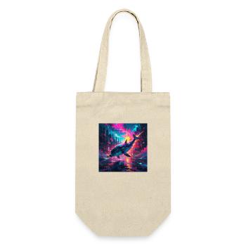 Neon Narwhal - Gift Bag for Bottles - nature - Front