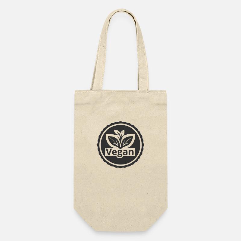 Devenez végétalien - Sac à bouteille - nature