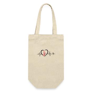Heartbeat Ballet - Gift Bag for Bottles - nature - Front