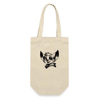 Funny Kids Bat Vampire Drawing - Gift Bag for Bottles - nature - Front