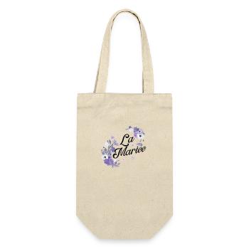 The Purple Floral Bride - Gift Bag for Bottles - nature - Front