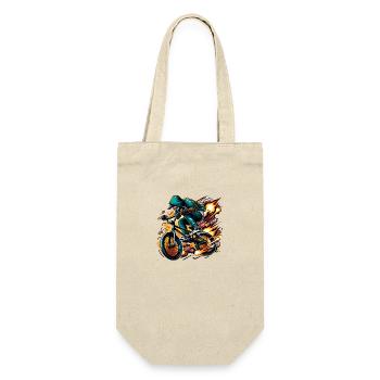 Bmx Freestyle - Adrenaline - Gift Bag for Bottles - nature - Front