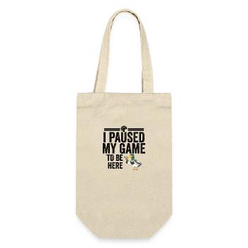 Lustiges Geschenk für Gamer Gaming Videospiele - Geschenkbeutel für Flaschen - Natur - Vorne