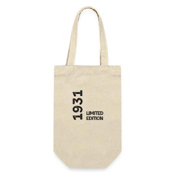 1931 Limitierte Auflage - Geschenkbeutel für Flaschen - Natur - Vorne