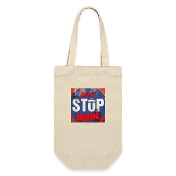 CAN'T STOP DUNK - Gift Bag for Bottles - nature - Front