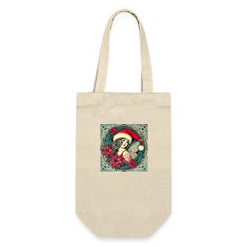 Fée de Noël - Sac à bouteille - nature - Devant