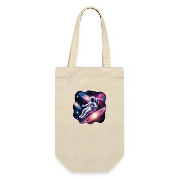 Astronaut Dreaming - Cosmic Galaxy Adventure - Gift Bag for Bottles - nature - Front