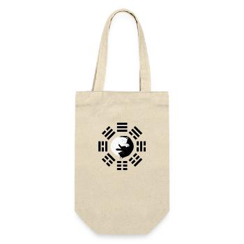 I Ching Cat - Gift Bag for Bottles - nature - Front