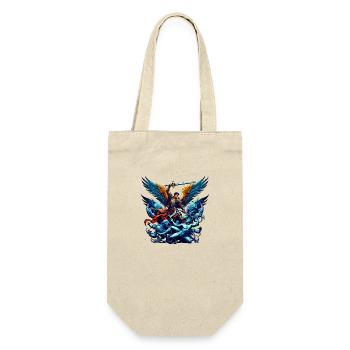Archangel Saint Religion God Angel Faith Michael - Gift Bag for Bottles - nature - Front
